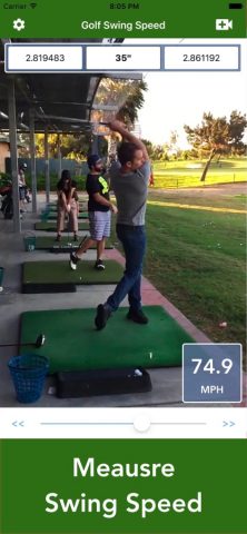 Golf Swing Speed Analyzer для iOS — скриншот 2