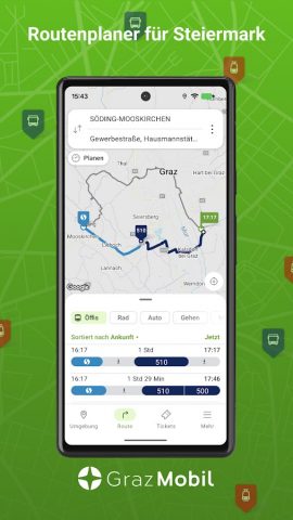 GrazMobil — Öffi Ticket kaufen для Android — скриншот 3