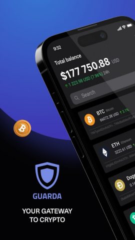 Guarda Крипто Кошелек: Биткоин для Android — скриншот 1