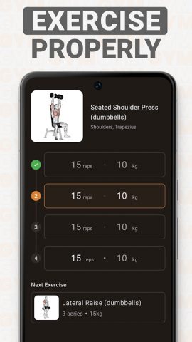 Gym WP — Workout Tracker & Log для Android — скриншот 2