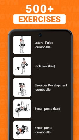 Gym WP — Workout Tracker & Log для Android — скриншот 3