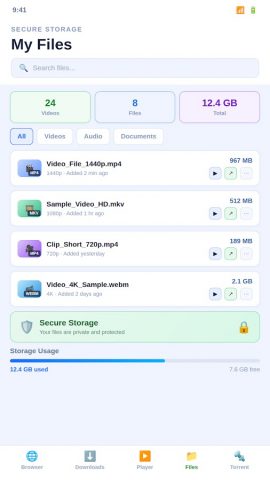 HD Movie Downloader для Android — скриншот 2