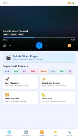 HD Movie Downloader для Android — скриншот 3