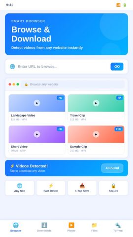 HD Movie Downloader для Android — скриншот 4