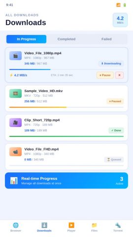 HD Movie Downloader для Android — скриншот 5
