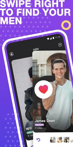 HIM — Gay Dating & Chat для Android — скриншот 1