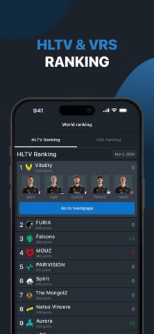 HLTV – CS2 matches & coverage для iOS — скриншот 5