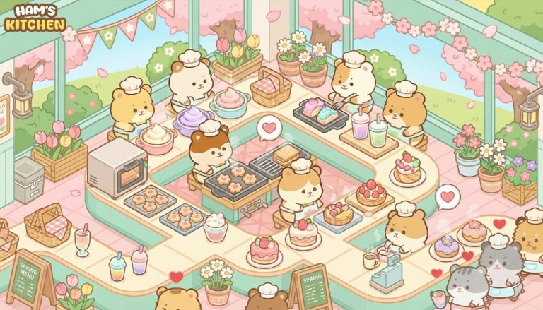 Ham’s Kitchen : Cute Food Game для Android — скриншот 1