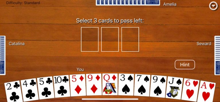 Hearts Card Classic для iOS — скриншот 1