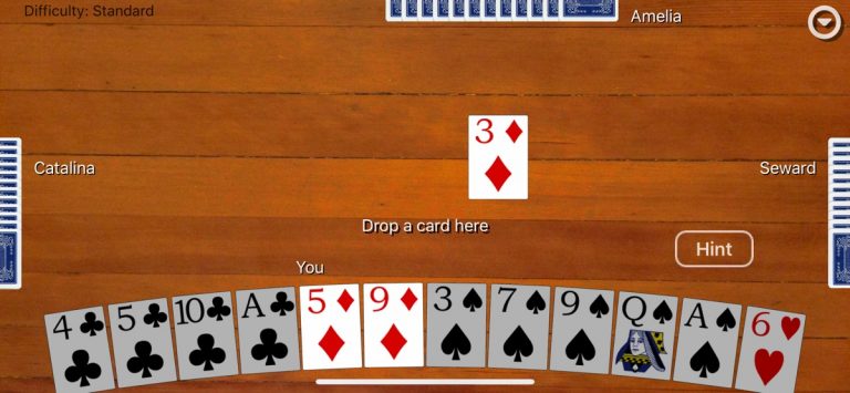 Hearts Card Classic для iOS — скриншот 2