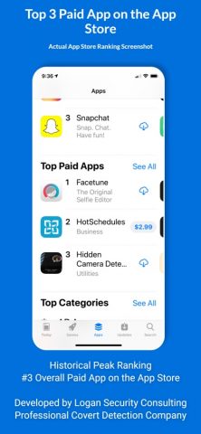 Hidden Camera Detector для iOS — скриншот 2