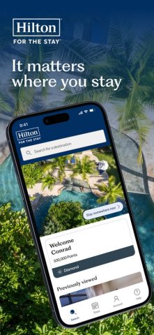 Hilton Honors: Book Hotels для iOS — скриншот 1