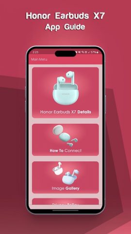 Honor Earbuds X7 App Guide для Android — скриншот 5