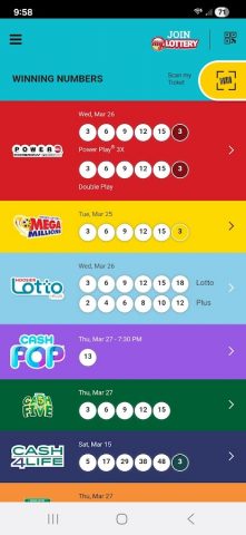 Hoosier Lottery для Android — скриншот 3