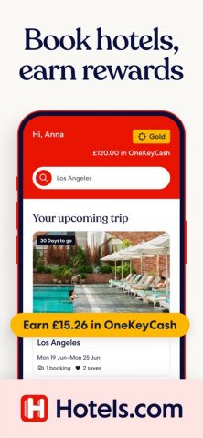 Hotels.com: Book hotels & more для iOS — скриншот 1
