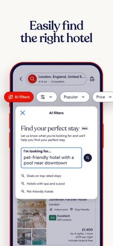 Hotels.com: Book hotels & more для iOS — скриншот 3