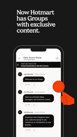 Hotmart для Android — скриншот 1