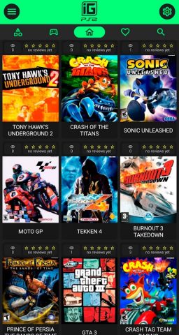 IGAMES PS2 для Android — скриншот 1