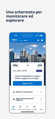 ITA Airways для iOS — скриншот 3