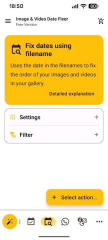 Image & Video Date Fixer для Android — скриншот 3