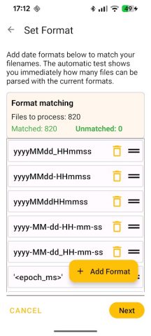 Image & Video Date Fixer для Android — скриншот 4