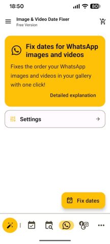 Image & Video Date Fixer для Android — скриншот 5