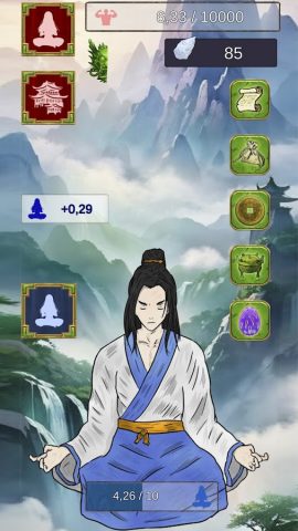 Immortal cultivation idle game для Android — скриншот 1