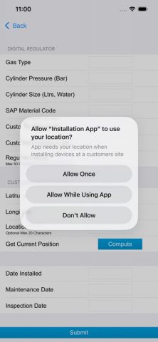 Installation App для iOS — скриншот 2