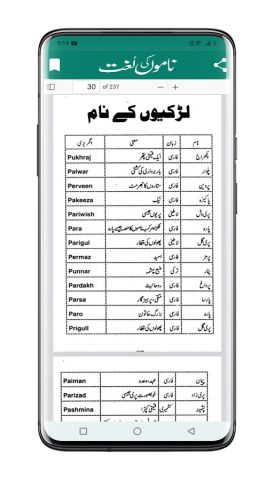 Islamic Name With Meanings для Android — скриншот 4