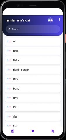 Исмлар маъноси для Android — скриншот 1