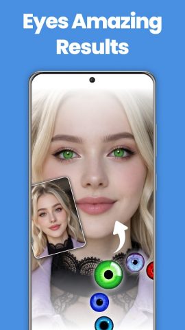 Изменение цвета глаз для Android — скриншот 3