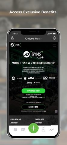 JD Gyms для iOS — скриншот 2