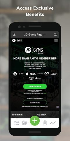 JD Gyms для Android — скриншот 2