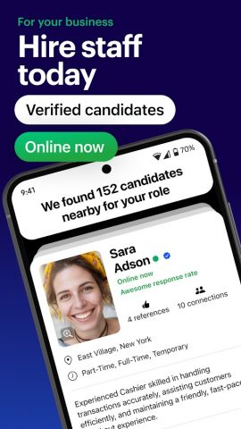 JOB TODAY: Hire & Find Jobs для Android — скриншот 4