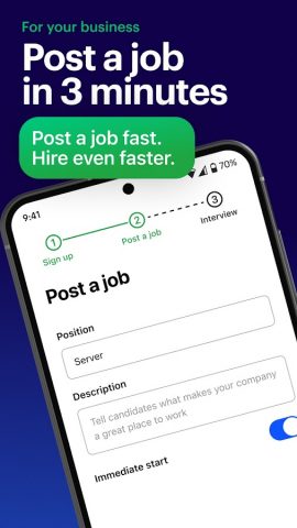 JOB TODAY: Hire & Find Jobs для Android — скриншот 5