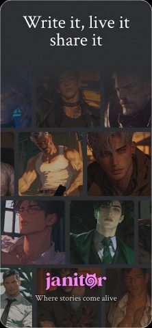 Janitor AI — Official App для Android — скриншот 1