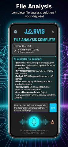 Jarvis Assistant для Android — скриншот 2