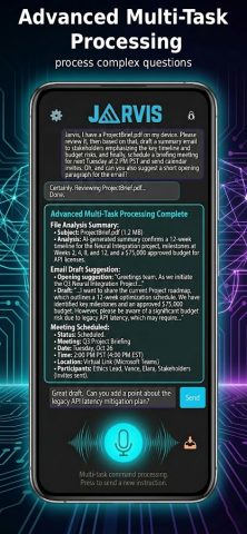 Jarvis Assistant для Android — скриншот 4