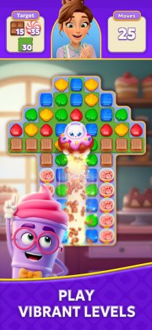 Jolly Match 3 — Игра Tри в Ряд для Android — скриншот 3