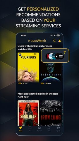 JustWatch — Streaming Guide для Android — скриншот 2