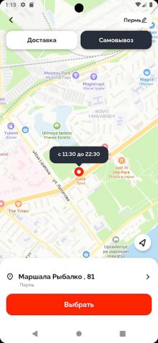 KING KONG pizza & rolls для Android — скриншот 3