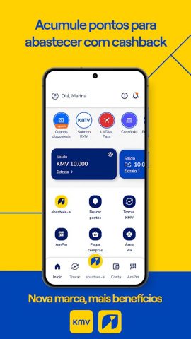KMV: Ganhe Cashback em Postos для Android — скриншот 1