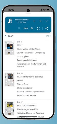 KStA E-Paper для Android — скриншот 5