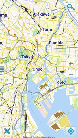 Карта Токио офлайн для Android — скриншот 1