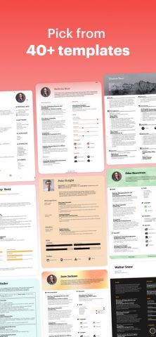 Kickresume: AI Resume Builder для iOS — скриншот 2