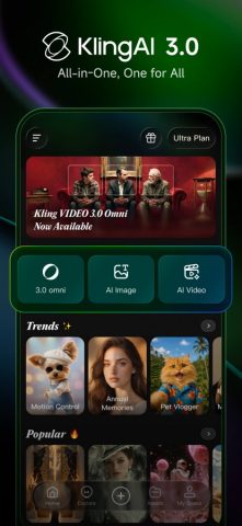 Kling AI: AI Image&Video Maker для iOS — скриншот 1