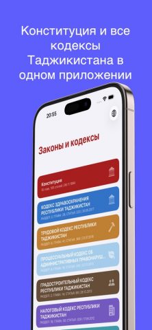 Конституция & кодексы и  РТ для iOS — скриншот 1