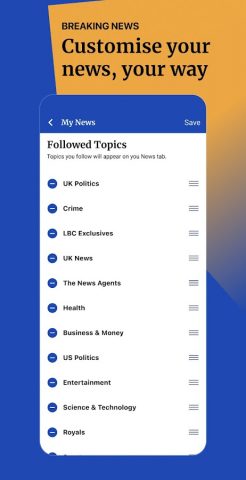 LBC: UK, World & Breaking News для Android — скриншот 2