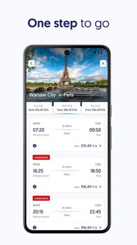 LOT Polish Airlines для Android — скриншот 5