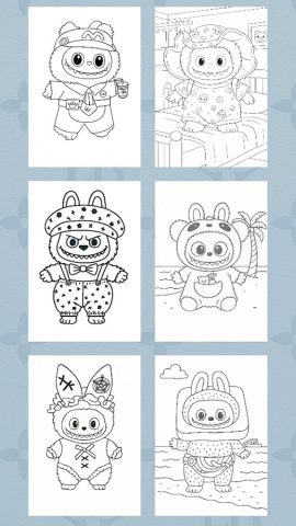 Лабубу Раскраска для Android — скриншот 1